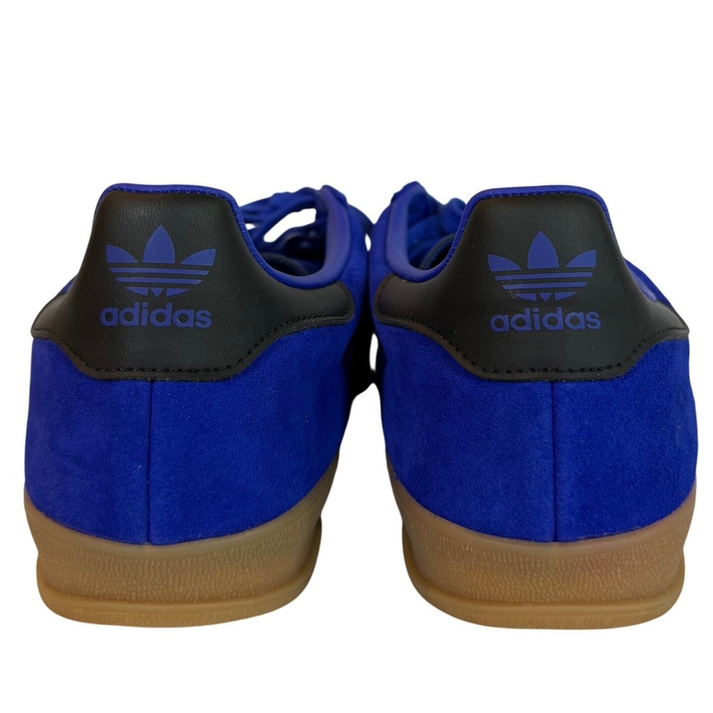 Adidas Gazelle Mens Royal Blue Black Gum Suede Low Top Sneakers Trainers 11 NEW - Picture 4 of 9